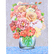 Пакет подарочный бум. "deVENTE. Bouquet" вертикальный, 26x32x10 см, с блестками, асс.