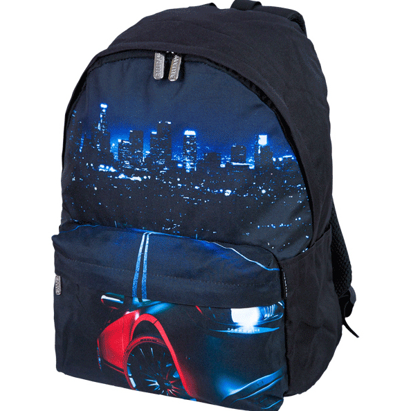 Рюкзак подростковый "deVENTE. Night City" 40x30x14 см, вес 300 г, эргономичная вентилируемая спинка 