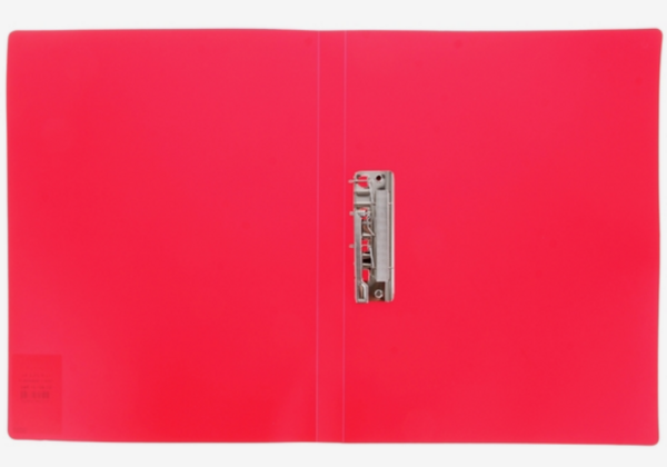 Папка с боковым прижимом Standard А4 0,45 мм красная