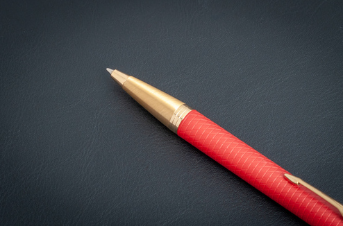 Ручка шариковая "Parker IM Premium Red GT", линия письма – средняя, цвет чернил – синий