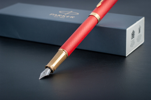 Ручка перьевая "Parker IM Premium Red GT Fountain Pen Fine 