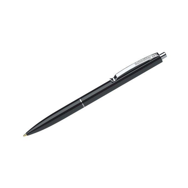 Ручка шариковая автомат 0,5 мм Schneider K15, СИНЯЯ, корпус черный,  