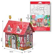 Игровой конструктор для раскрашивания малый Artberry® Forest house (пакет с подвесом)