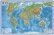 Карта Мира физическая Интерактивная 1:29М 101х66 см (с ламинацией в тубусе)												