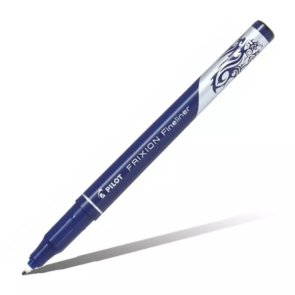 Ручка капиллярная стираемая 0,45 мм Pilot Frixion Fineliner, синяя