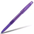 Ручка шариковая 0,7 мм Pilot, фиолетовая, резиновый грип