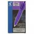 Ручка шариковая 0,7 мм Pilot, фиолетовая, резиновый грип