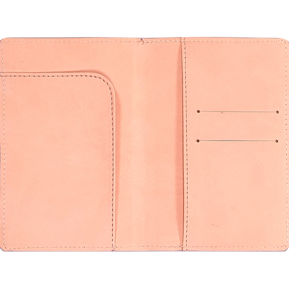 Обложка д/паспорта "deVENTE. Clair" 10x14 см, искусственная кожа фактурная, 2 отделения, розовая