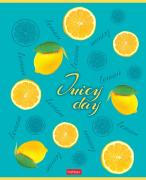 Тетрадь 48 л. кл. "Juicy day" выб лак 5 диз.в блоке скругл.углы