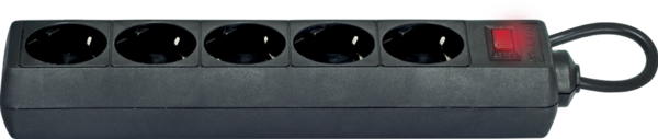 Сетевой фильтр 3м 5 розеток Defender ES черный