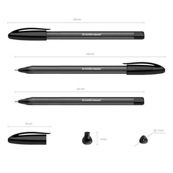 Ручка шариковая ErichKrause® U-108 Original Stick 1.0, Ultra Glide Technology, цвет чернил черный