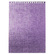 Блокнот А5 80 л. кл. на гребне METALLIC Фиолетовый  Обл. Бумвинил 