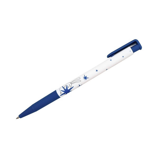 Ручка шариковая 0,7 мм Be Smart, "Bunny", синий, автоматическая цвет чернил синий.