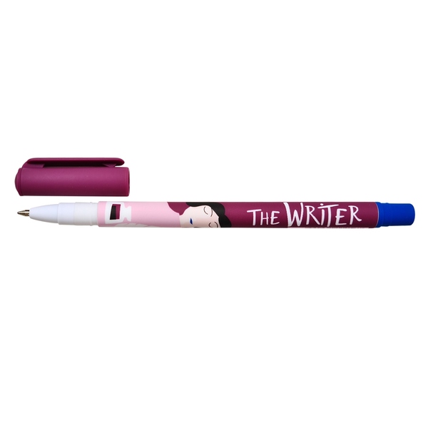 Ручка шариковая 0,7 мм Be Smart, "Writer", Маргарита цвет чернил синий.