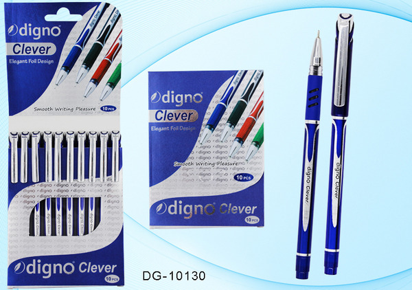 Ручка шариковая 0,7 мм "DIGNO "CLEVER" c чернилами на масляной основе, синяя