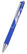 Ручка шариковая автомат. 0,7 мм Deli Upal синий мет. синие, резин. манжета