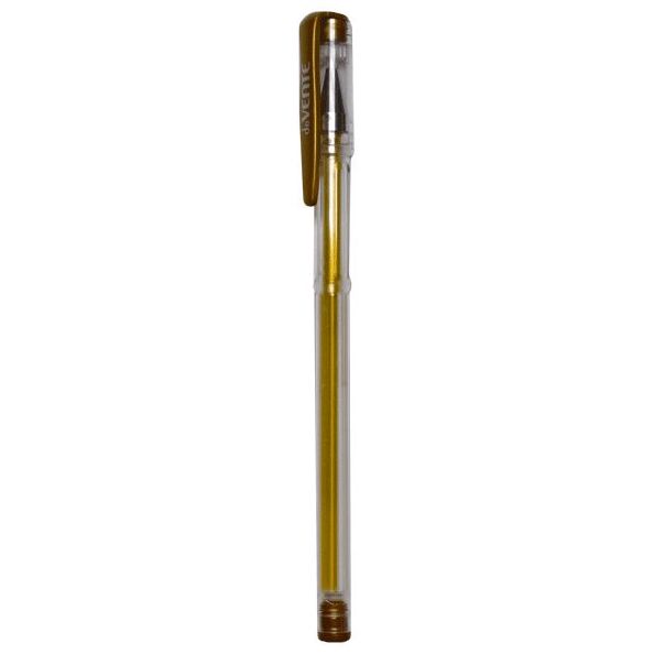Ручка гелевая 0,8 мм deVENTE. Moonlight, золотистые чернила с эффектом Highlighter