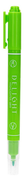 Маркер-текстовыделитель 1-4 мм Deli двойной пиш. наконечник зеленый