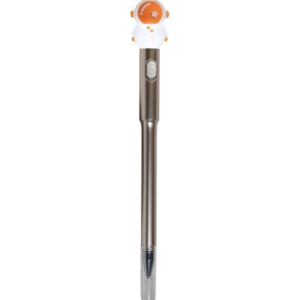 Ручка шарик. подарочная 0,7 мм "deVENTE. Need More Space" с LED-подсветкой и декор. в форме космонав