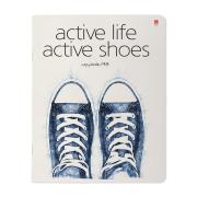 Тетрадь 48 л. кл. "ACTIVE SHOES" 5 ВИДОВ