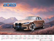 Календарь 2023 листовой А2 "Luxury Car" 60х45см бум. мелован.