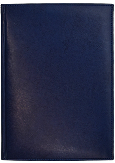 Еженедельник недат А4- "Venice" Синий, (размер 175 х 245 мм) 144стр., прошивка.