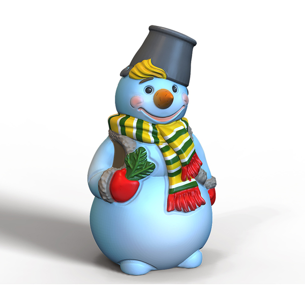 Игрушка-раскраска 3D Art. "Забавный снеговик"