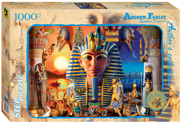 Пазлы 1000 эл. "Египетские сокровища" (Авторская коллекция)