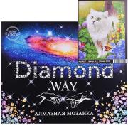 Алмазная мозаика 40*50 "Diamond Way" "Милый котик"