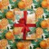 Бумага упаковочная глянцевая  «Яркие мандарины»,  50 х 70 см