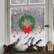 Виниловая наклейка на окно «С Новым годом», многоразовая, 20 × 34,5 см