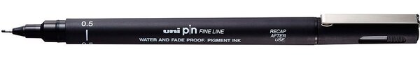 Линер Uni PIN05-200(S) черный, 0.5 мм.