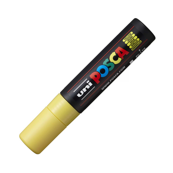 Маркер акрил. POSCA PC-17K жёлтый, 15 мм, скошенныйнаконечник (номер цвета 2)