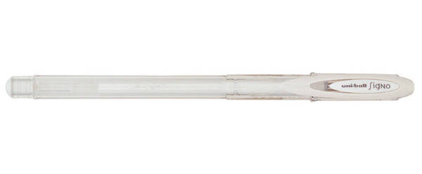 Ручка гелевая автомат. 0,7 мм Uni UM-120AC, БЕЛАЯ
