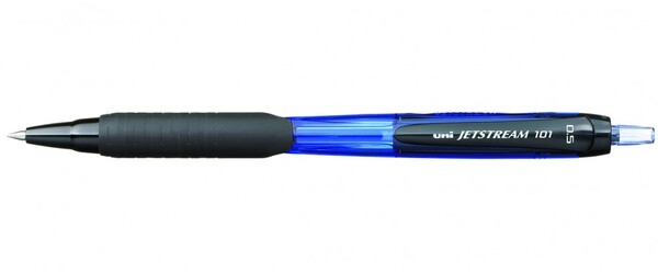 Ручка шариковая автомат 0,5 мм Uni Jetstream СИНЯЯ, SXN-101-05N
