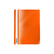 Скоросшиватель А4 с перфорацией ErichKrause® Fizzy Neon, оранжевый 