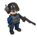 Разборный солдатик с оружием "БОЕЦ" Bondibon, PVC 5,5x11,5x4 см, бойцы полиции 6 видов, арт.8910-D21