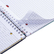 Тетрадь А4 96 л. кл. Пластиковая обложка на гребне с фигурной высечкой PROGRESSIVE METALLIC Бирюза
