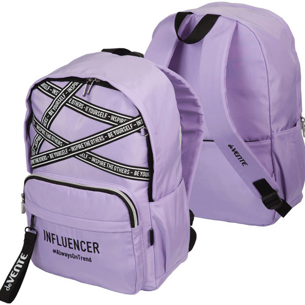 Рюкзак "deVENTE. Influencer" подростковый 42x31x20 см (18 л) 500 г, текстильный, уплотненная спинка 