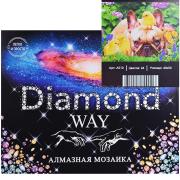 Алмазная мозаика 40*50 "Diamond Way" "Дружелюбный мопс"