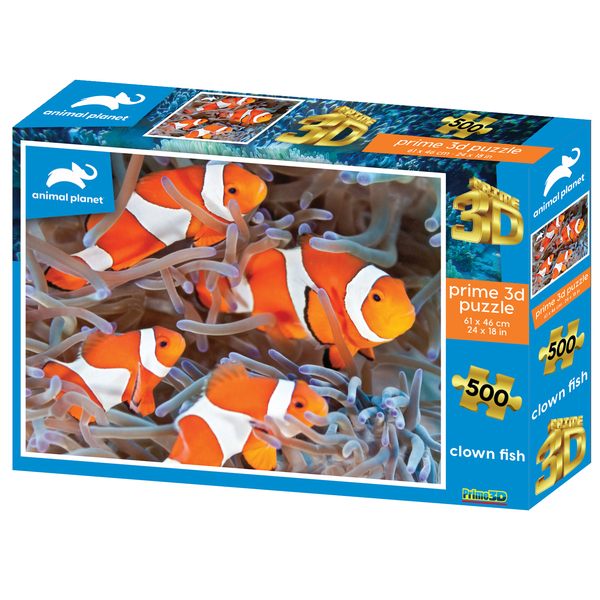 Пазл 3D "Рыбы-клоуны", 500 детал., 6+