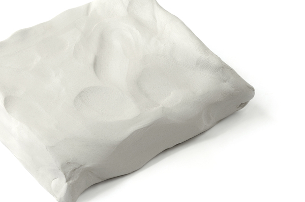 Глина для лепки Milan застывает на воздухе цвет белый 400г в пластиковой упаковке
