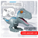 Сборный динозавр Дино Бонди со светом и звуком, велоцираптор, Bondibon, BOX 13x13x17,6 см, арт. MC22
