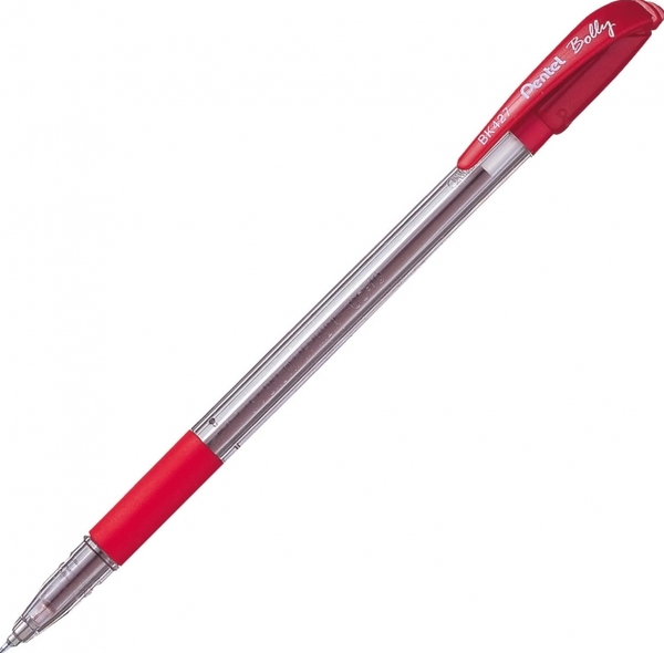 Ручка шариковая "Pentel" Bolly  d 0.7 мм   красные чернила