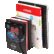 Подставка для книг метал. телескоп. 19x14,7x9 см "deVENTE. Racing" вес 600 г, с полноцветным рисунко