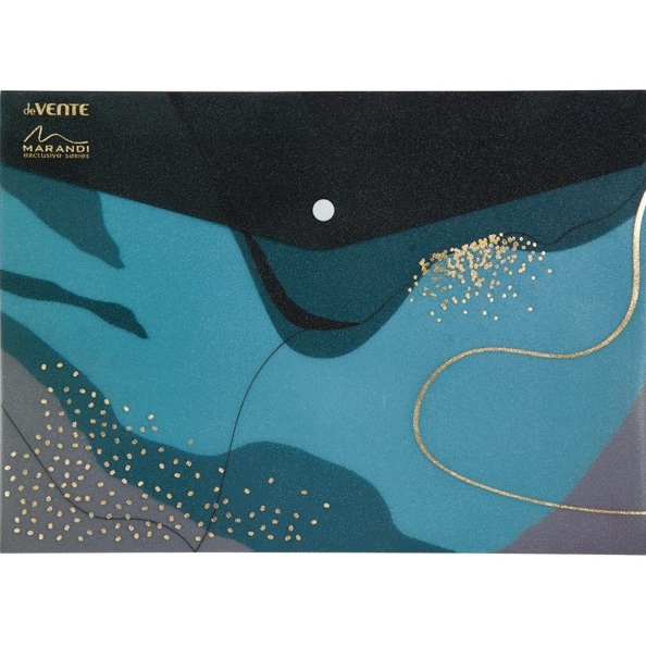 Папка-конверт на кн. А4 "deVENTE. Marandi. Sparkle"(330x235 мм) 180 мкм, голубая