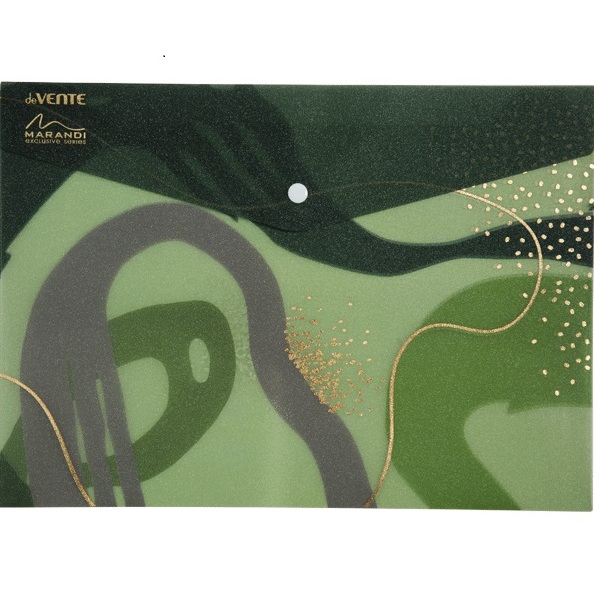 Папка-конверт на кн. А4 "deVENTE. Marandi. Sparkle" (330x235 мм) 180 мкм, зеленая