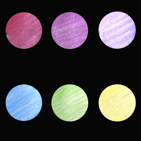 Набор браш-маркеров МЕТАЛЛИК (6 цветов) полипропилен, фибра (полиэстер), наконечник кисть, отделка: 