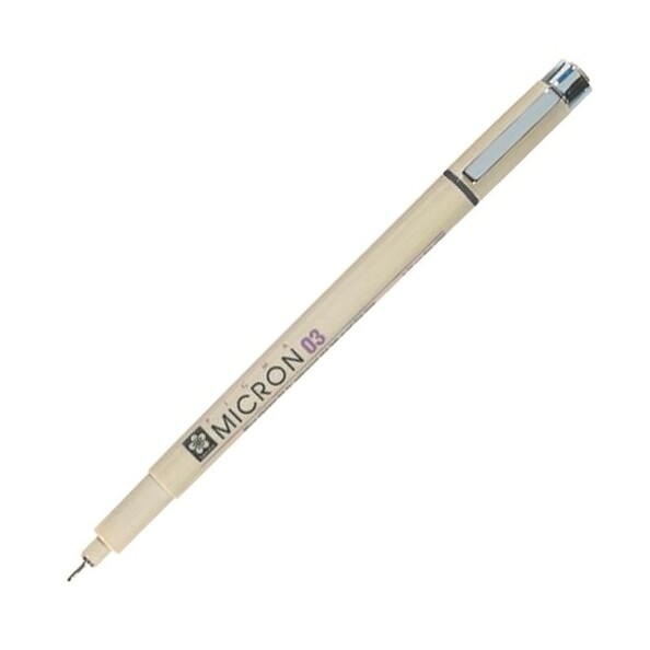 Ручка капиллярная Pigma Micron 0.35мм Черный
