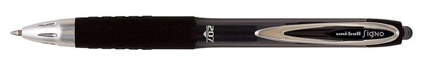 Ручка гелевая автомат. Uni UMN-207 0.7мм черный, шт.